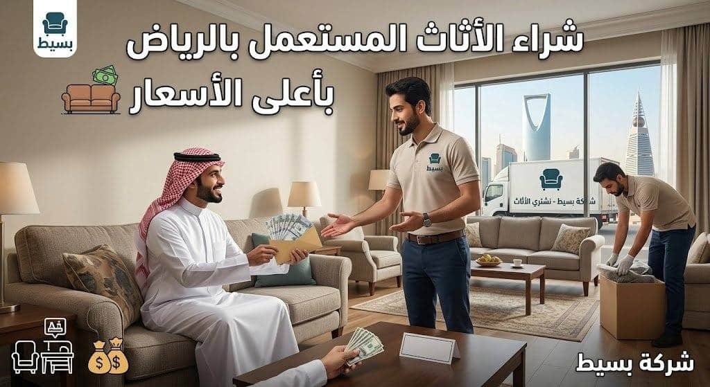 شراء الاثاث المستعمل بالرياض بأعلى الأسعار | شركة بسيط